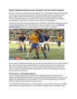 A Journey of Football, Triumphs, and Impact