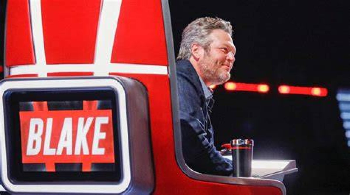 Does Blake Really Drink on the Voice and What's in His Cup?