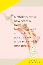 Embracing New Beginnings: Inspirational Birthday Wishes