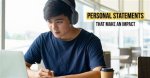 Exploring Personal Statements and Impact