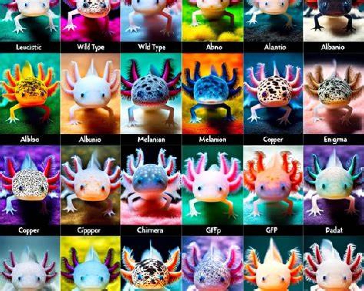 Exploring the Colorful World of Axolotls: Types and Variations