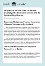 Gender Identity and Its Significance