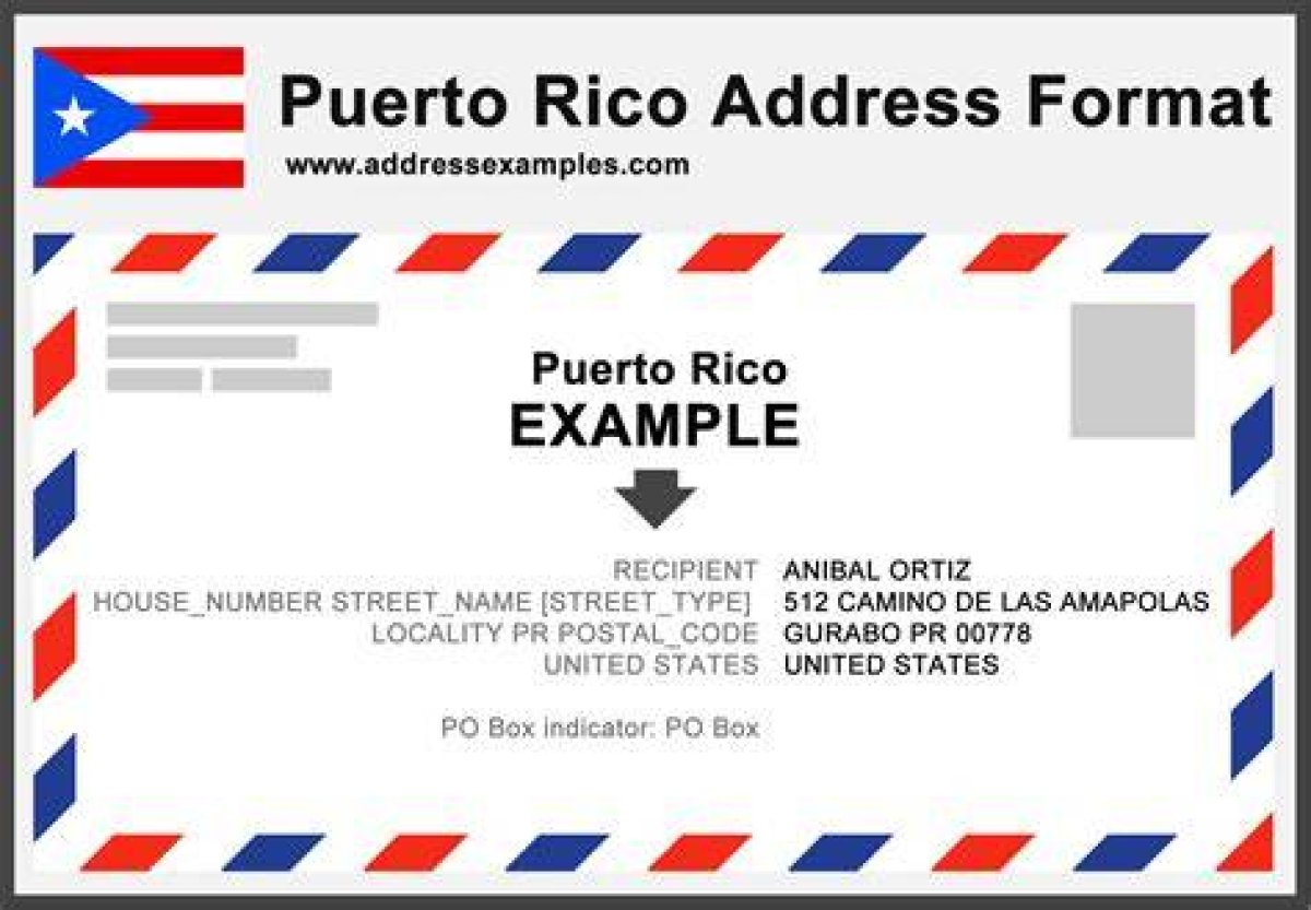 How to Write Puerto Rico Address