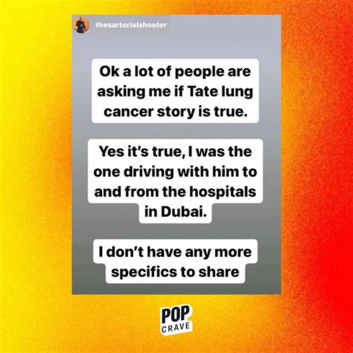 Manager Confirms Outspoken Personality Has Lung Cancer |