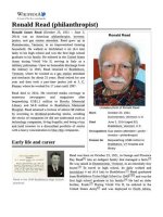 Philanthropist | Ronald Ansin Obituary Death Cause and Family