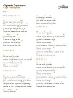 The Definitive Guide to Cigarette Daydreams Lyrics: Uncover Meaning and Inspiration