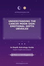 The Enigmatic Nature of Cancer Moon: Understanding the Emotional Depth