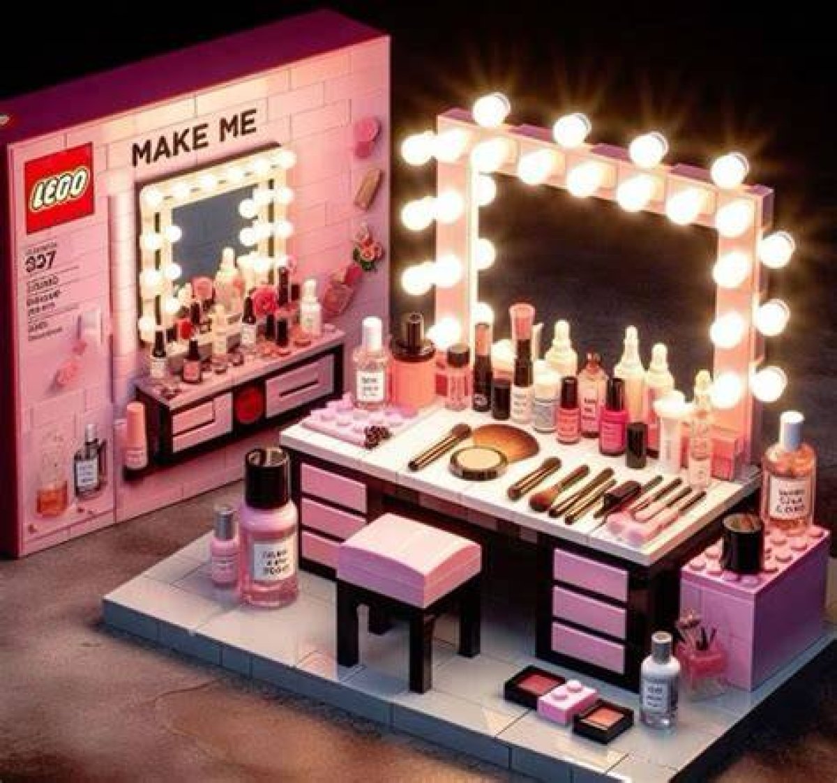 Transform Your Space: Make Me Lego Vanity