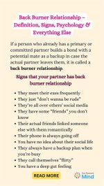 Understanding the Backburner Relationship Meaning